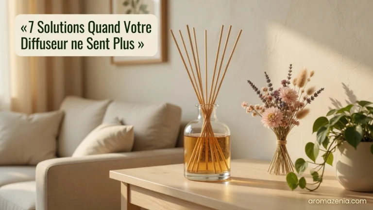 diffuseur à bâtonnets ne sent plus