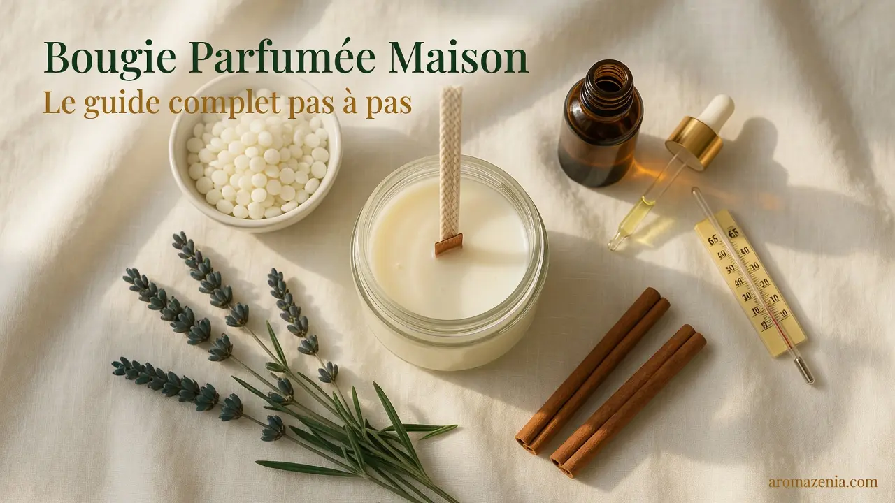 bougie parfumée maison