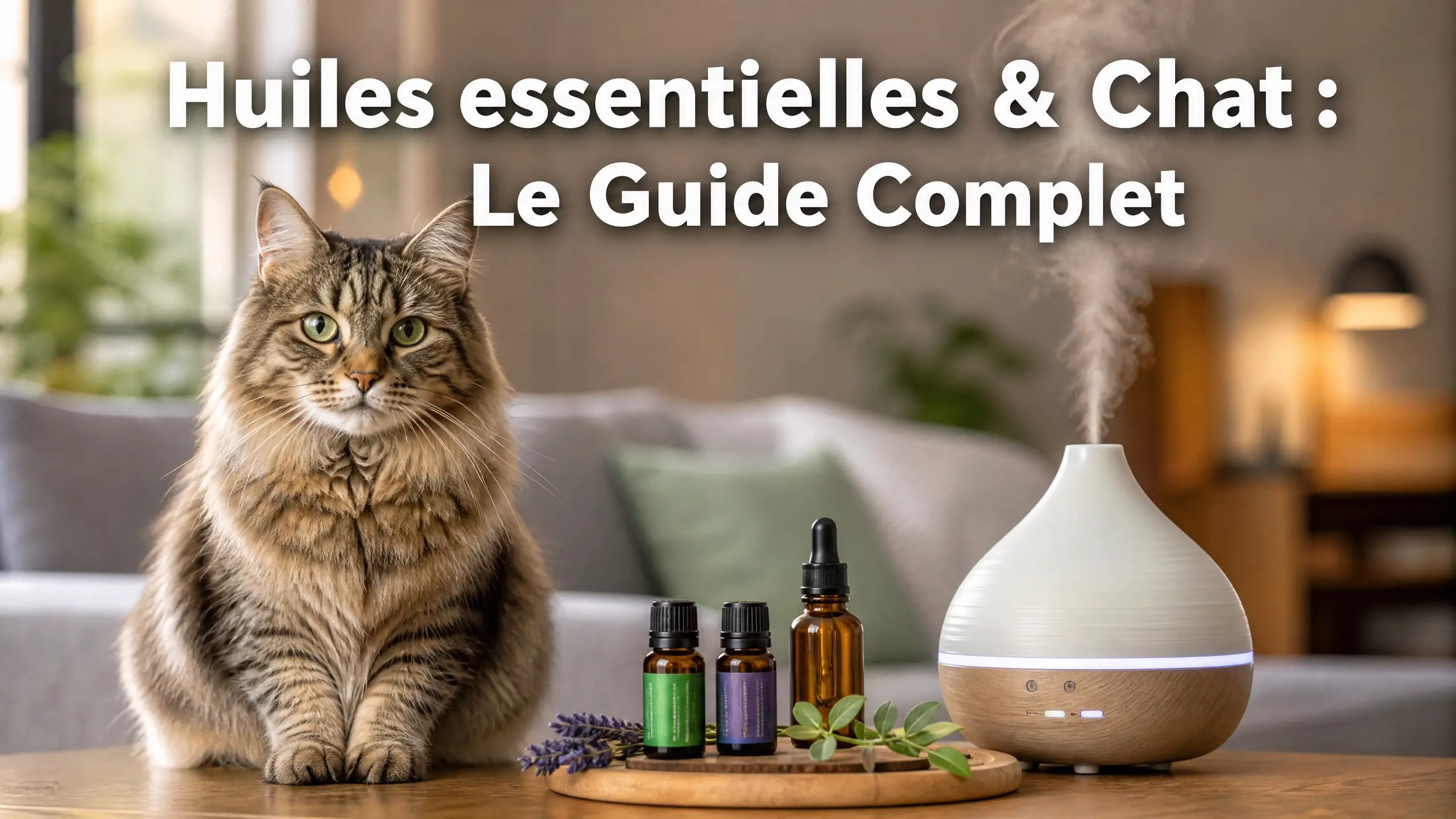 Huiles essentielles chat