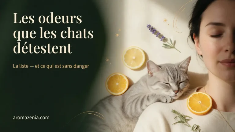 odeurs que les chats détestent