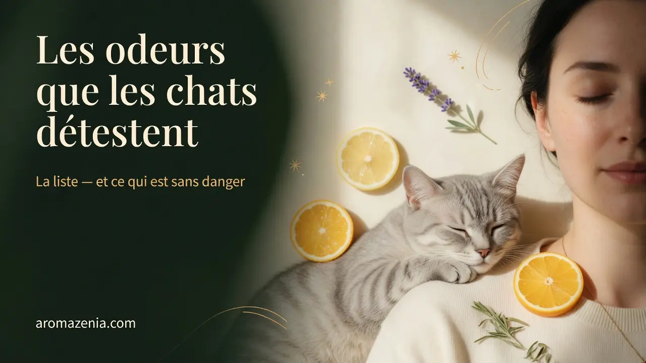 odeurs que les chats détestent