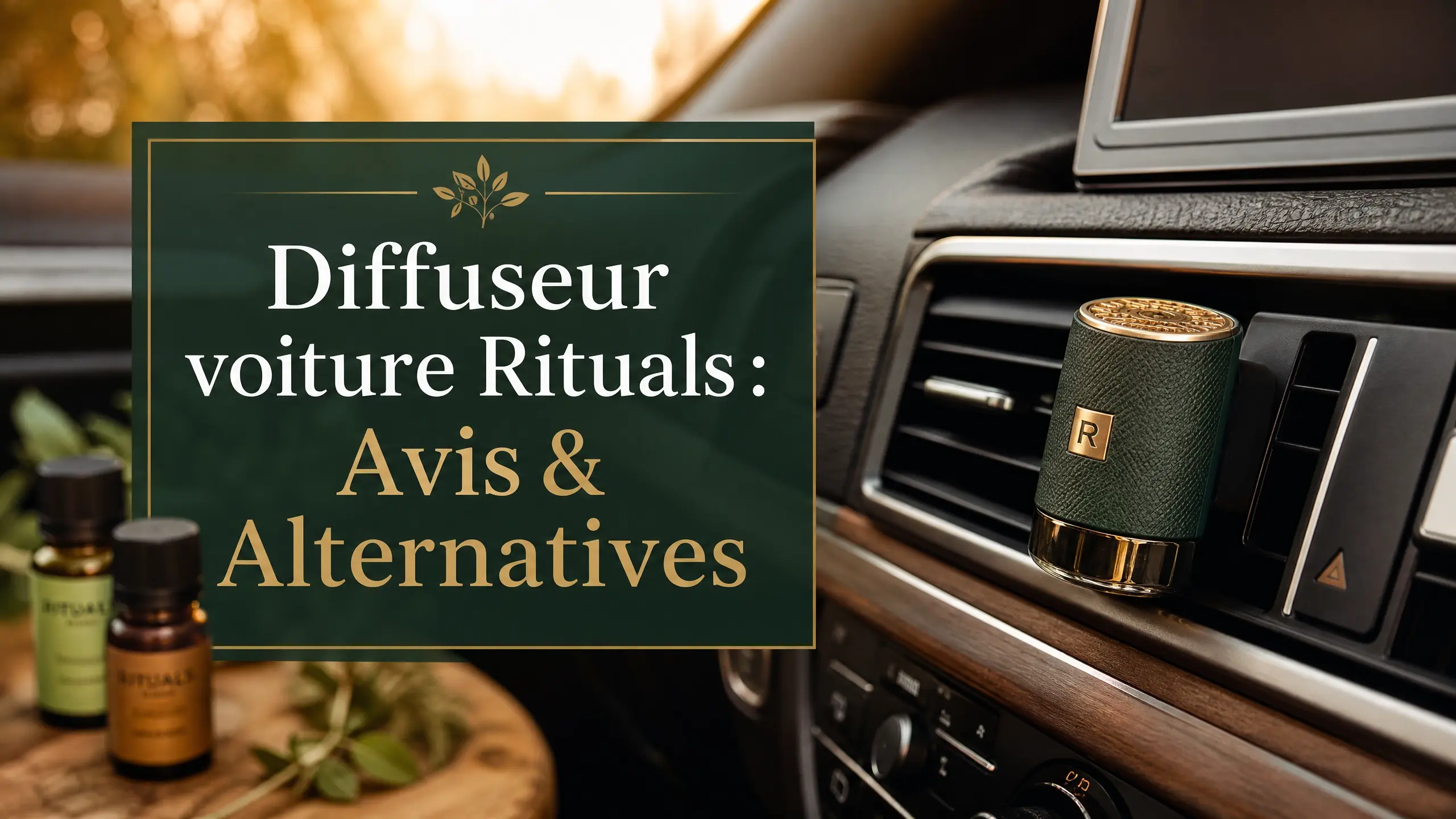 diffuseur voiture rituals