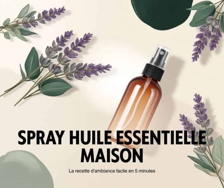 Spray huile essentielle maison